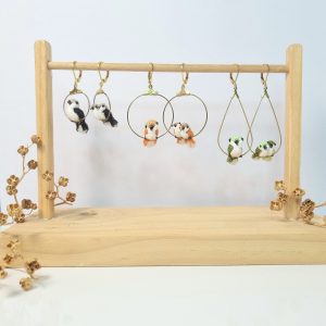 Famille oiseaux - Boucles d'oreilles